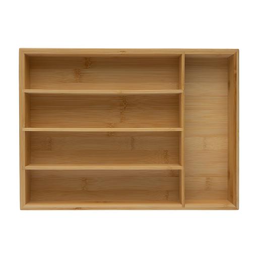 Лоток для столовых приборов Tavolone 34,5×25,5×5 см, бамбук, арт.900-414 ОПТ фото 2