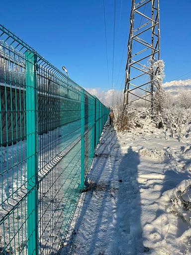 Столб опорный для 3D забора высотой 2000 мм, профиль 60×40×1,5 мм с заглушкой ОПТ фото 1