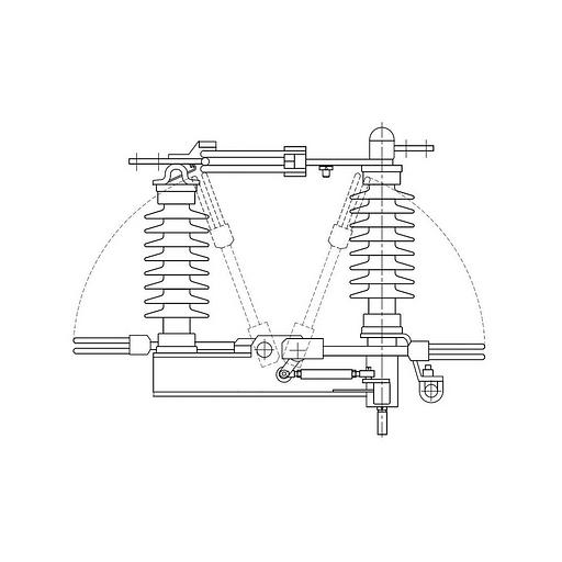 Разъединители горизонтально-поворотного типа РГ–35/3150УХЛ1 фото 1