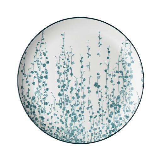 Тарелка керамическая Billibarri «Eucalypt Leaf №1» 21 см, белый ОПТ фото 1