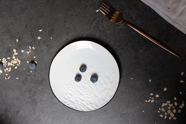 Тарелка керамическая Billibarri «Foliage» 16 см, белый ОПТ фото 3