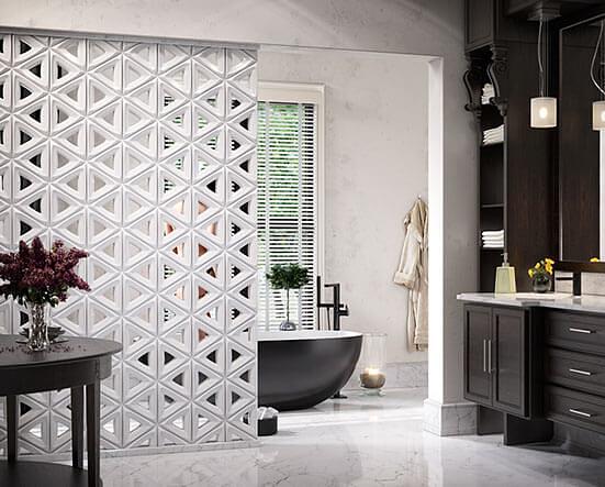 Блоки 3D гипсовые для перегородок «Кларк» 400х500х100 мм фото 2