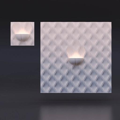 Светильник 3D из гипса «Светильник №4» фото 2