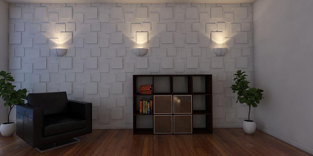 Светильник 3D из гипса «Светильник №4» фото 4