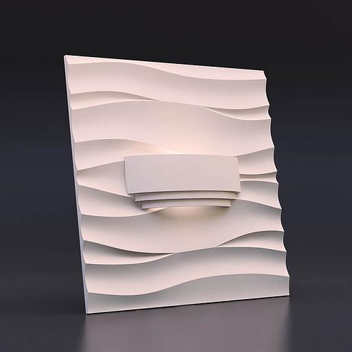 Светильник 3D из гипса «Светильник №3» фото 5