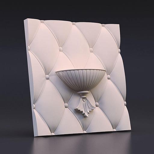 Светильник 3D из гипса «Светильник №1» 260х200 мм фото 3