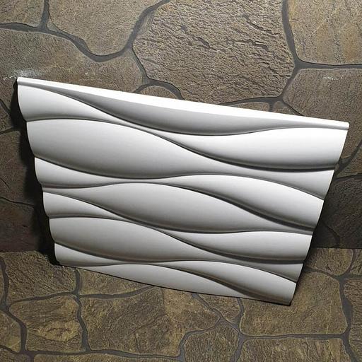 Панель гипсовая 3D эконом «Кувин выпуклый» 500×500 мм фото 2