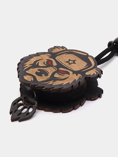 Ароматизатор воздуха для автомобиля Аром Д’Боч «Звери» медведь в шапке ОПТ фото 2