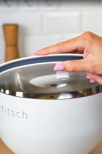 Термомиска с крышкой Fitsch, 5 литров, белая фото 3