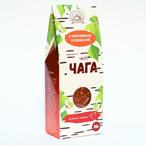 Берёзовая чага c шиповником эхинацеей ОПТ фото 1