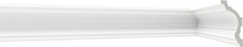 Плинтус потолочный Format 09002D 2000х110х125 мм, белый ОПТ фото 2