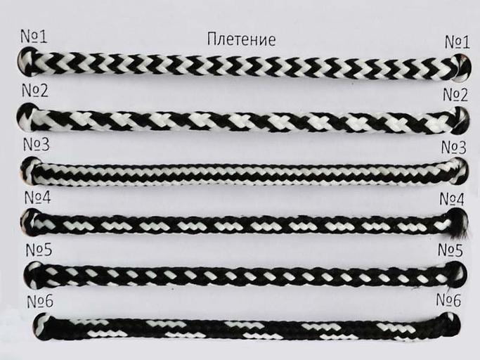 Шнурки полиэфирные для изготовления обуви ОПТ фото 3