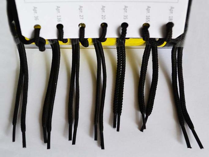 Шнурки полиэфирные для изготовления обуви ОПТ фото 5