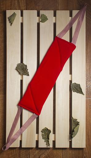 Мочалка тканевая «Двойная нежность» 40х12 см ОПТ фото 3