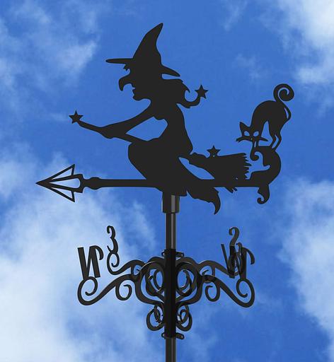 Флюгер «Баба Яга» ОПТ фото 1