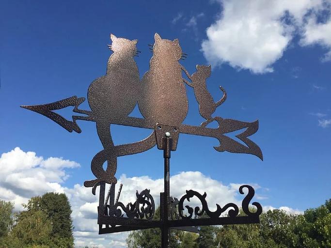 Флюгер «Три кота» ОПТ фото 1