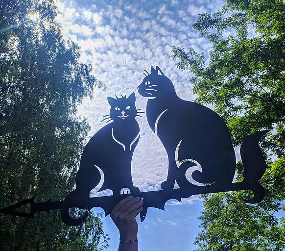 Флюгер «Два кота» ОПТ фото 2