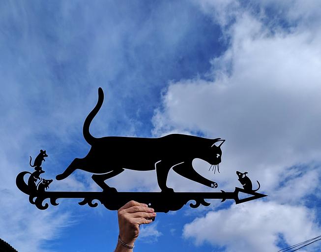 Флюгер «Кот и мыши» ОПТ фото 2