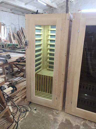 Одноместная ИК сауна с карбоновыми нагревателями фото 2