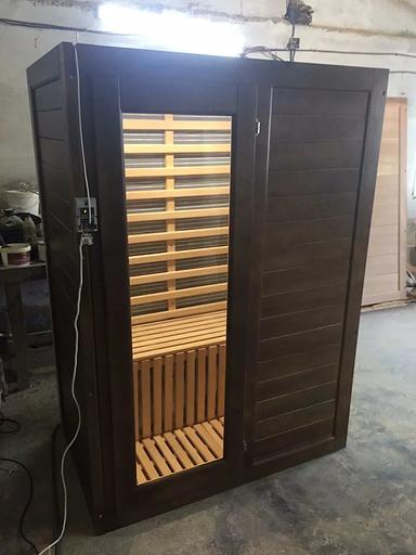 Двухместная ИК сауна с карбоновыми нагревателями фото 4