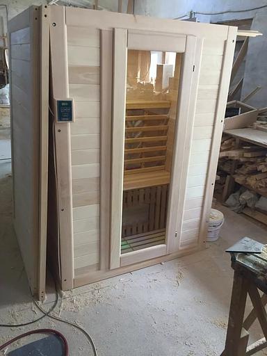 Двухместная ИК сауна с керамическими нагревателями фото 5