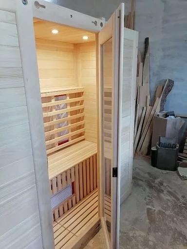Трехместная ИК сауна с керамическими нагревателями фото 8