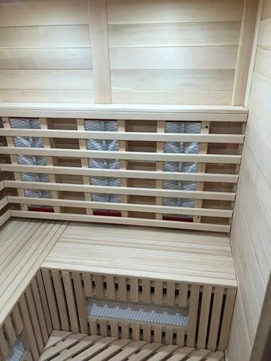 Угловая четырехместная ИК сауна с керамическими нагревателями фото 5