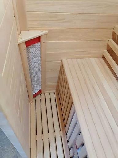 Угловая пятиместная ИК сауна с керамическими нагревателями фото 3