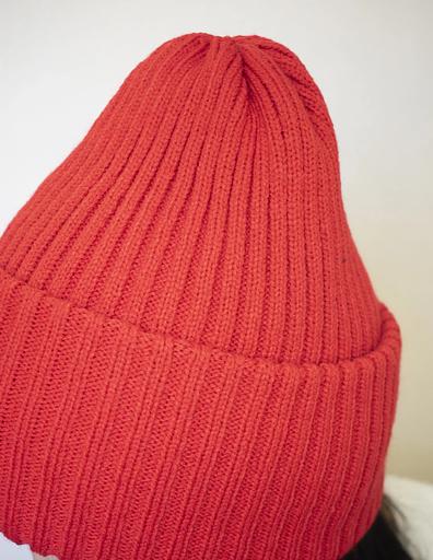 Шапка тыковка красная ОПТ фото 3