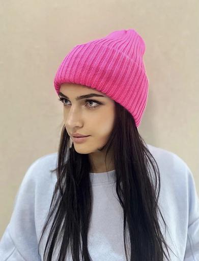 Шапка тыковка фуксия ОПТ фото 2