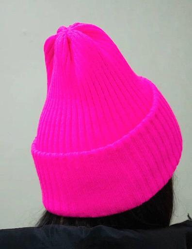 Шапка тыковка фуксия ОПТ фото 3