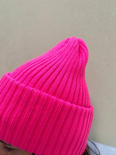 Шапка тыковка фуксия ОПТ фото 4