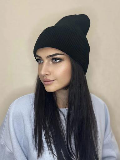 Шапка лопата черная ОПТ фото 2