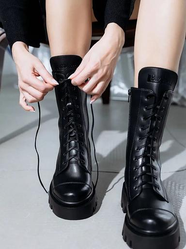 Берцы демисезонные на платформе, BuzShoes ОПТ фото 1