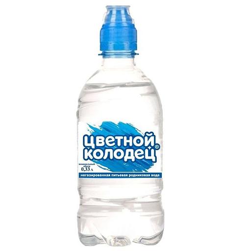 Вода газированная «Цветной колодец» 0,33 л ОПТ фото 1
