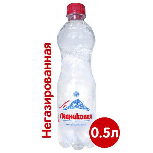 Вода питьевая «Ледниковая» 0,5 л, ПЭТ, негазированная, опт фото 1