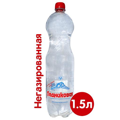 Вода питьевая «Ледниковая» 1,5 л, ПЭТ, негазированная, опт фото 1