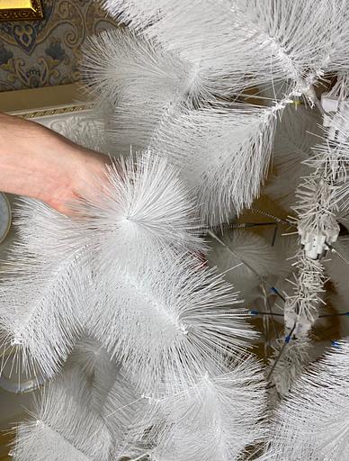 Искусственная сосна белая 150 см ОПТ фото 2