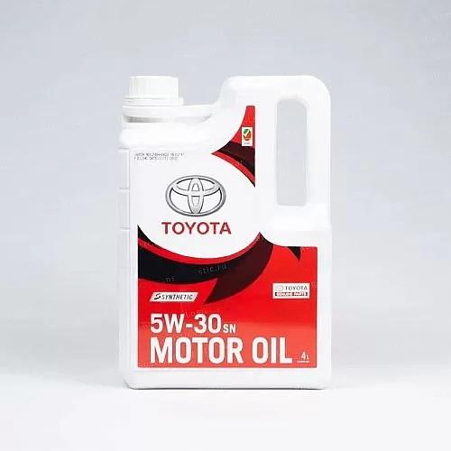 Моторное масло Toyota SAE 5W-30 / API SN / ILSAC GF-5, для бенз. двигателей, (ОАЭ/ENOC), 4 л. ОПТ фото 1