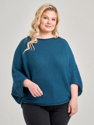 Кардиган Аванта морская волна 44-52, 54-62 ОПТ фото 1