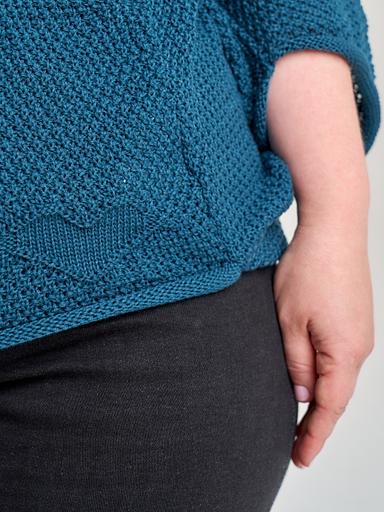 Кардиган Аванта морская волна 44-52, 54-62 ОПТ фото 8