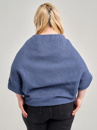 Кардиган Аванта синий 44-52, 54-62 ОПТ фото 4