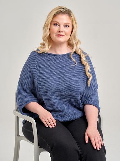 Кардиган Аванта синий 44-52, 54-62 ОПТ фото 6