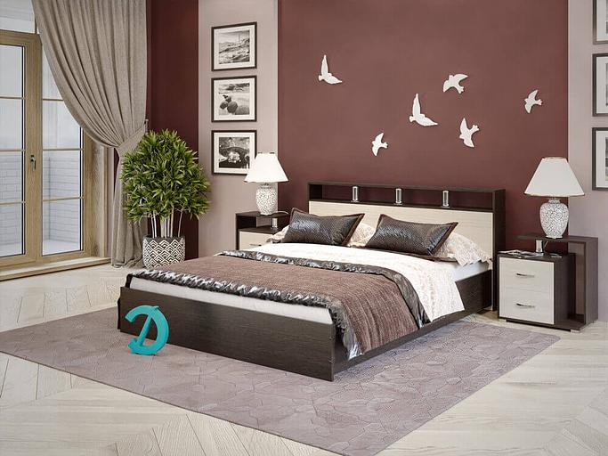 Кровать Досто «Троя» 97×221×87 см (сп. место 90×200 см), опт фото 5