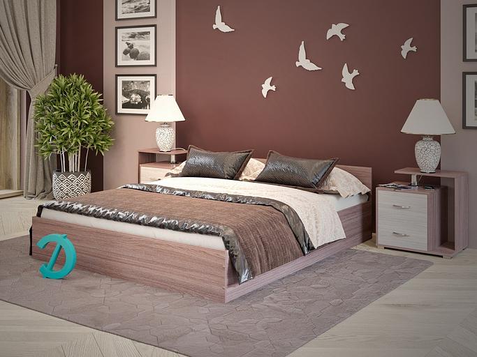 Кровать Досто «Зена» 204×124×56 см (сп. место 200×120 см), опт фото 3