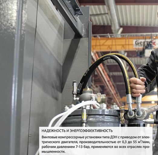 Винтовая компрессорная установка «Стандарт» ДЭН-7,5Ш фото 1