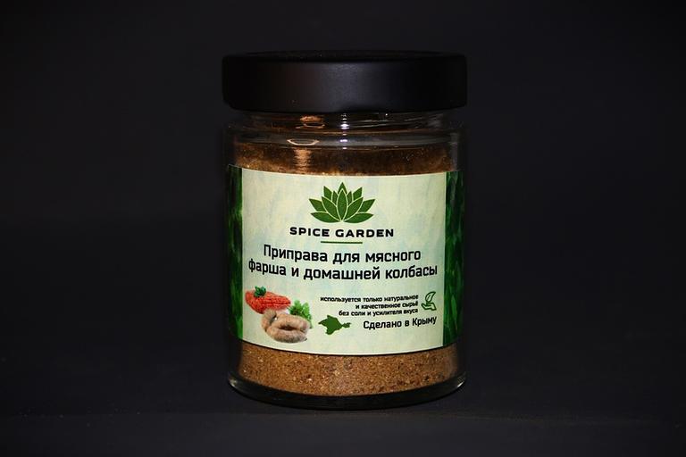 Приправа для мясного фарша и домашней колбасы Spice Garden 100 г фото 1