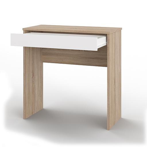 Стол письменный «Нордик» исполнение 1 дуб сонома, белая Аляска, опт фото 3