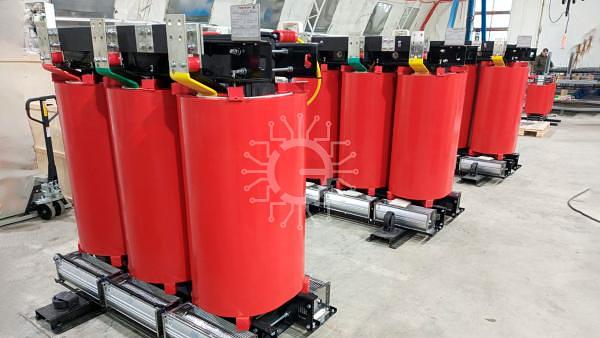 Трансформатор сухой ТСЛ 1000/10,5/0,4/IP00/D/Yн-11/Al фото 5