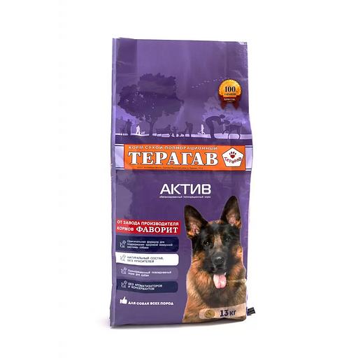 Корм для высокоактивных собак Терагав «Актив» 13 кг ОПТ фото 1